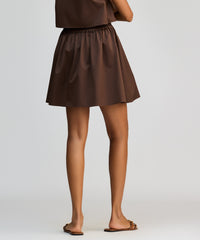 Brunette Egyptian Cotton Mini Skirt