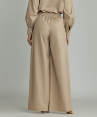 Khaki Brown Egyptian Cotton Trousers