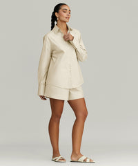Fawn Egyptian Cotton Oversized Shirt