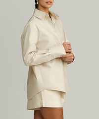 Fawn Egyptian Cotton Oversized Shirt