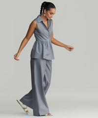 Powder Blue Egyptian Cotton Tennis Top