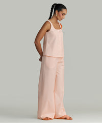 Blush Egyptian Cotton Sleeveless Top