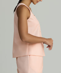 Blush Egyptian Cotton Sleeveless Top