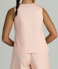 Blush Egyptian Cotton Sleeveless Top
