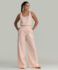 Blush Egyptian Cotton Trousers