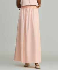 Blush Egyptian Cotton Maxi Skirt