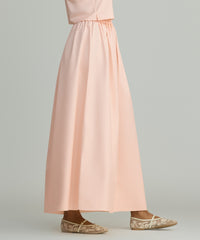 Blush Egyptian Cotton Maxi Skirt