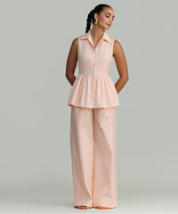 Blush Egyptian Cotton Tennis Top