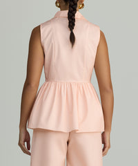 Blush Egyptian Cotton Tennis Top