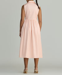 Blush Egyptian Cotton Long Tennis Dress