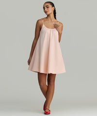 Blush Egyptian Cotton Short Trapeze Dress