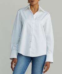 White Egyptian Cotton Oversized Shirt