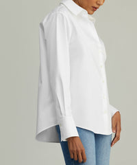 White Egyptian Cotton Oversized Shirt