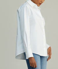 White Egyptian Cotton Oversized Shirt