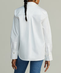 White Egyptian Cotton Oversized Shirt