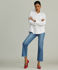 White Egyptian Cotton Oversized Shirt