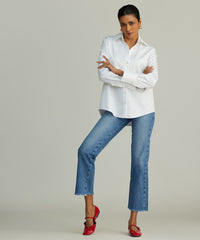 White Egyptian Cotton Oversized Shirt