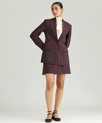 Plum Suiting Blazer