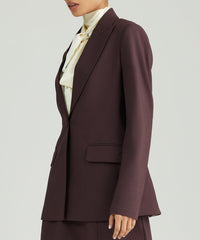 Plum Suiting Blazer