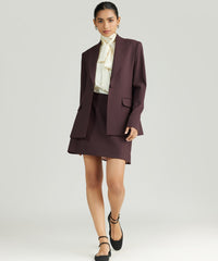 Plum Suiting Blazer