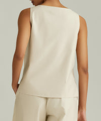Fawn Egyptian Cotton Sleeveless Top