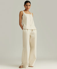 Fawn Egyptian Cotton Sleeveless Top