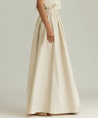 Fawn Egyptian Cotton Maxi Skirt