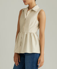 Fawn Egyptian Cotton Tennis Top
