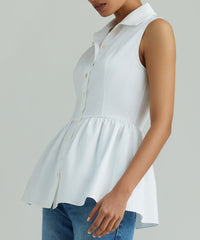 White Egyptian Cotton Tennis Top