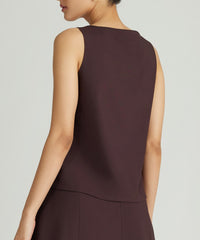 Plum Suiting Sleeveless Top
