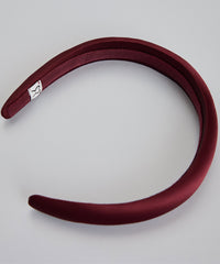 Burgundy Silk Headband