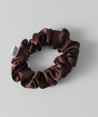 Espresso Silk Scrunchie