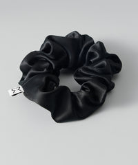 Black Silk Scrunchie
