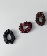 Black Silk Scrunchie
