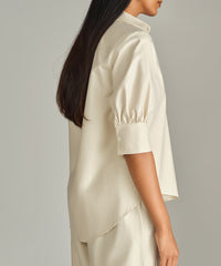 Fawn Egyptian Cotton Short-Sleeved Shirt