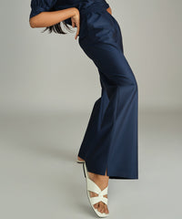 Navy Blue Egyptian Cotton Trousers