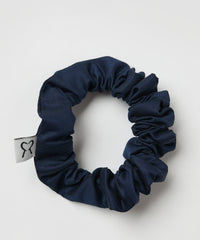 Navy Blue Cotton Scrunchie