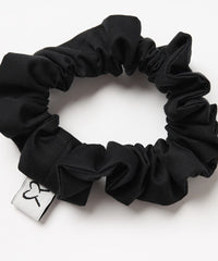 Black Cotton Scrunchie