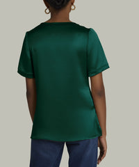 Emerald Silk T-shirt