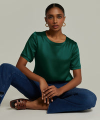 Emerald Silk T-shirt