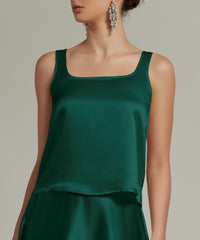 Emerald Silk Camisole