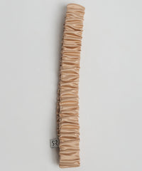 Champagne Elasticated Silk Headband