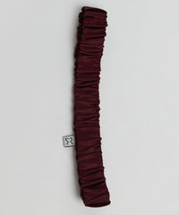Burgundy Elasticated Silk Headband
