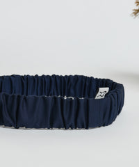 Navy Blue Elasticated Cotton Headband