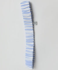 Blue Striped Elasticated Cotton Headband