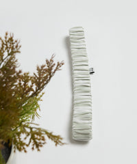 Pistachio Striped Elasticated Cotton Headband
