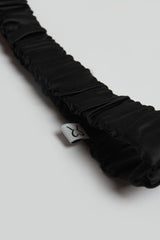 Black Elasticated Silk Headband