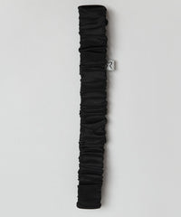 Black Elasticated Silk Headband