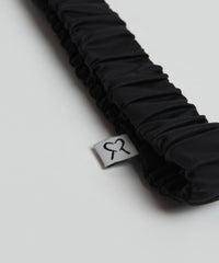 Black Elasticated Cotton Headband