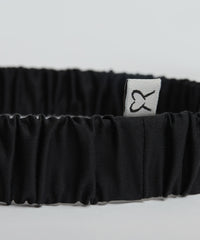 Black Elasticated Cotton Headband